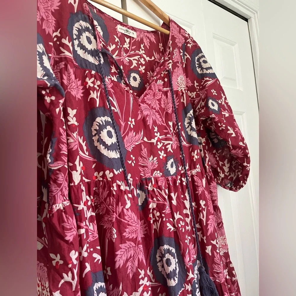 Natural Life Medium Red Floral Ditsy Dress - Picture 4 of 6